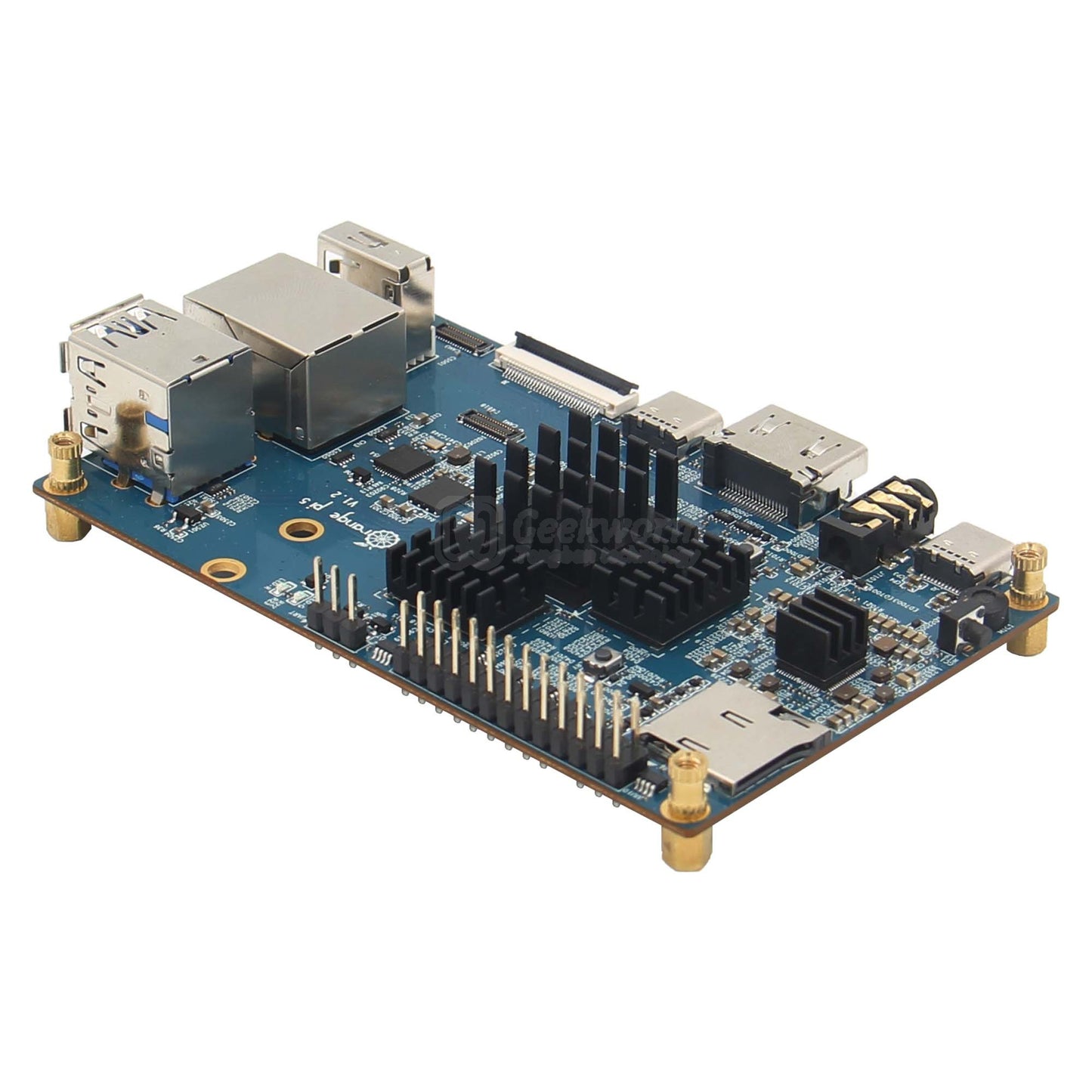 Orange Pi 5/5B and Libre Compute Board AML-S905X-CC Aluminum Heatsinks (5PCS)