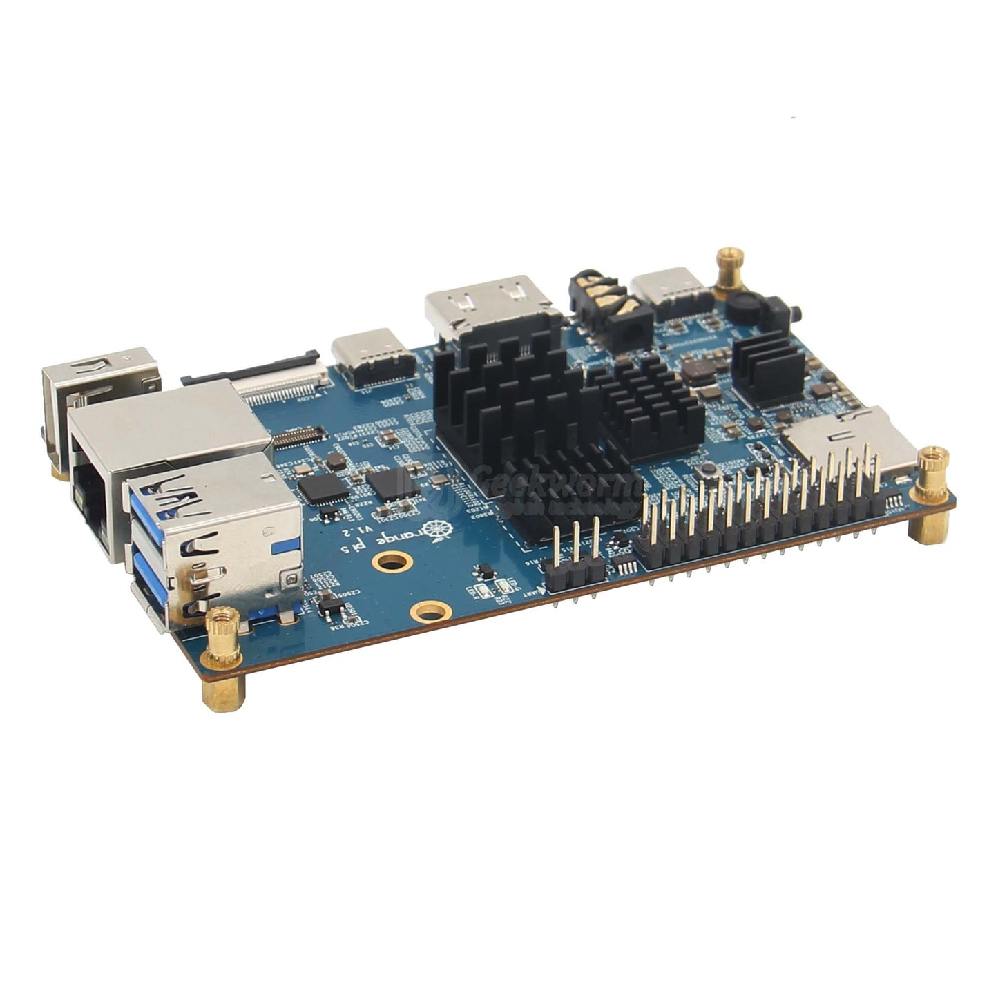 Orange Pi 5/5B and Libre Compute Board AML-S905X-CC Aluminum Heatsinks (5PCS)