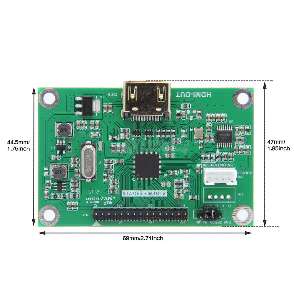 Geekworm LVDS to HDMI Adapter Board with LVDS Cable