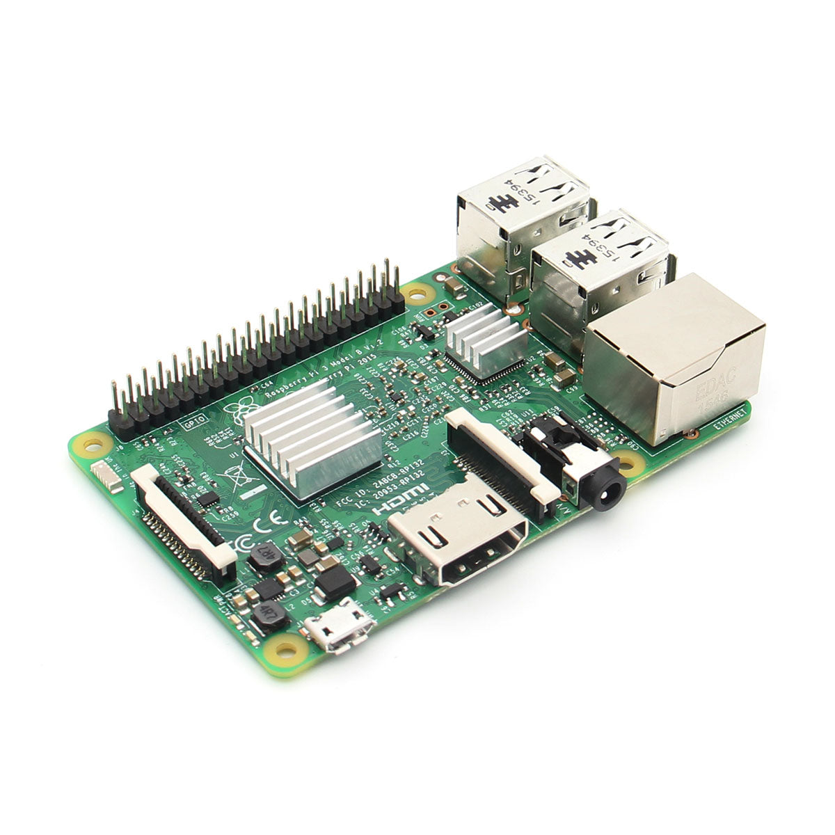 Raspberry Pi 3 Model B+ Heat Sink | 2pcs Aluminum + 1pcs Copper Heatsinks
