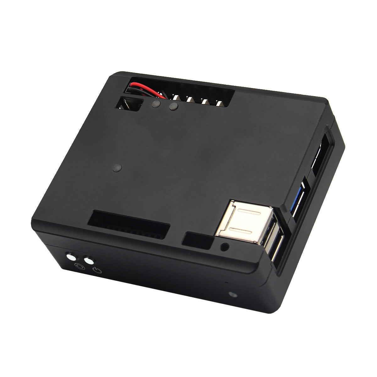 Geekworm LattePanda V1.0 Aluminum Alloy CNC Case with Fan Compatible with LattePanda 4G/64GB&LattePanda 2G/32GB