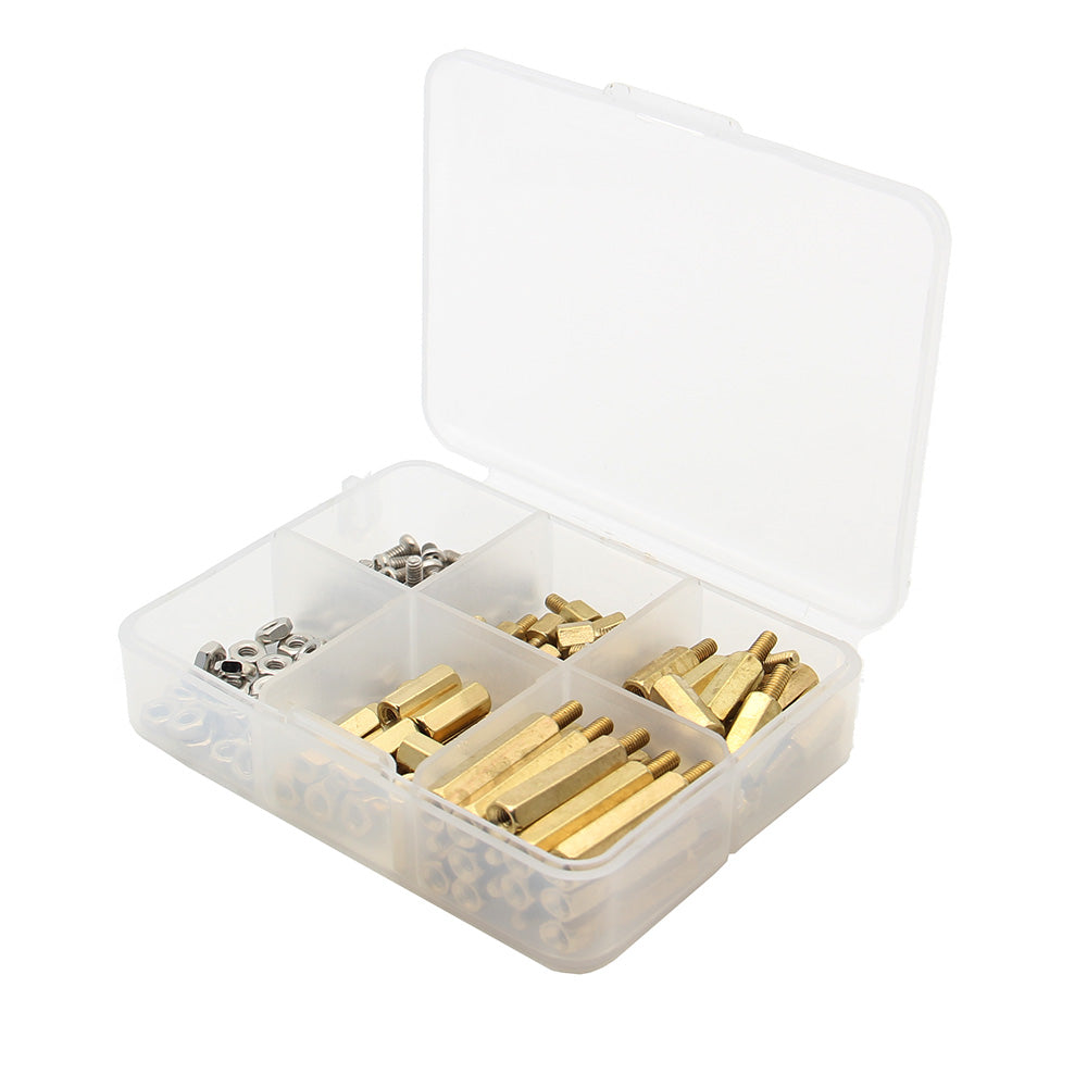 Raspberry Pi 100 Pcs/Lot M2.5 Series Hex Brass Spacer/Standoff + Nuts + Screws Kit