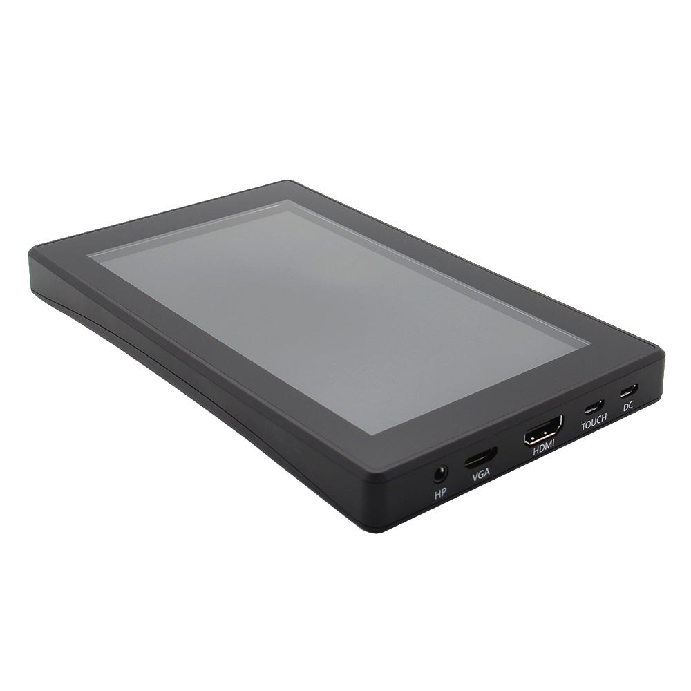 Raspberry Pi 5 /4B/3B+/3B 7 inch 1024x600 OSD Menu HDMI Capacitive Touchscreen Display w/ Case Bracket