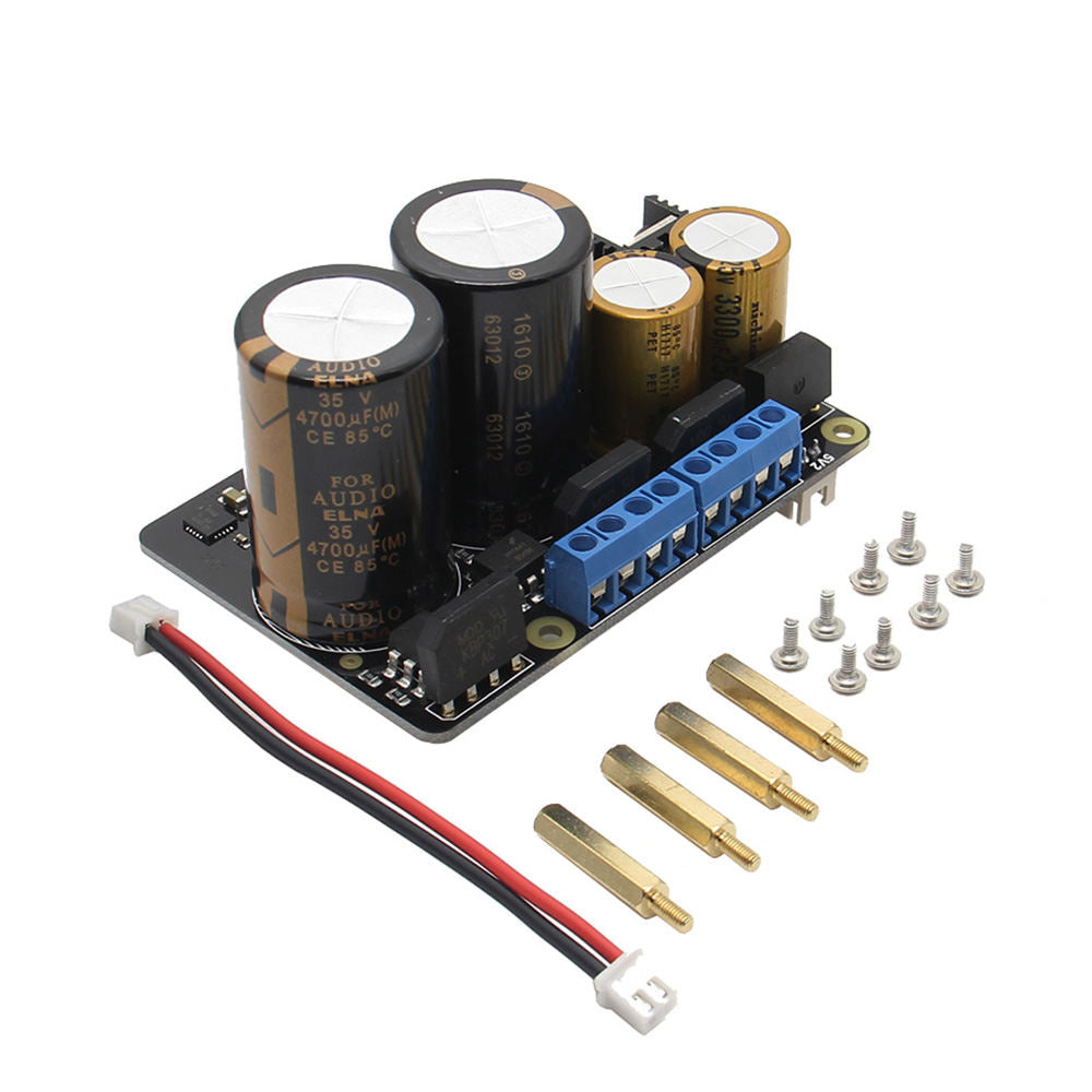Raspberry Pi X20 HIFI Audio Kit (X20 ES9028Q2M DAC Board,X10-PWR Power Supply Board,X10-I2S Board,X10-HPAMP Amplifier)