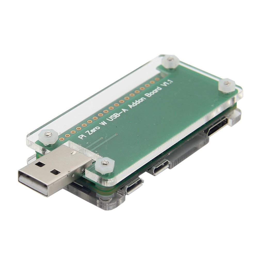 Raspberry Pi Zero W Use BadUSB USB-A Addon Board+ Case Kit