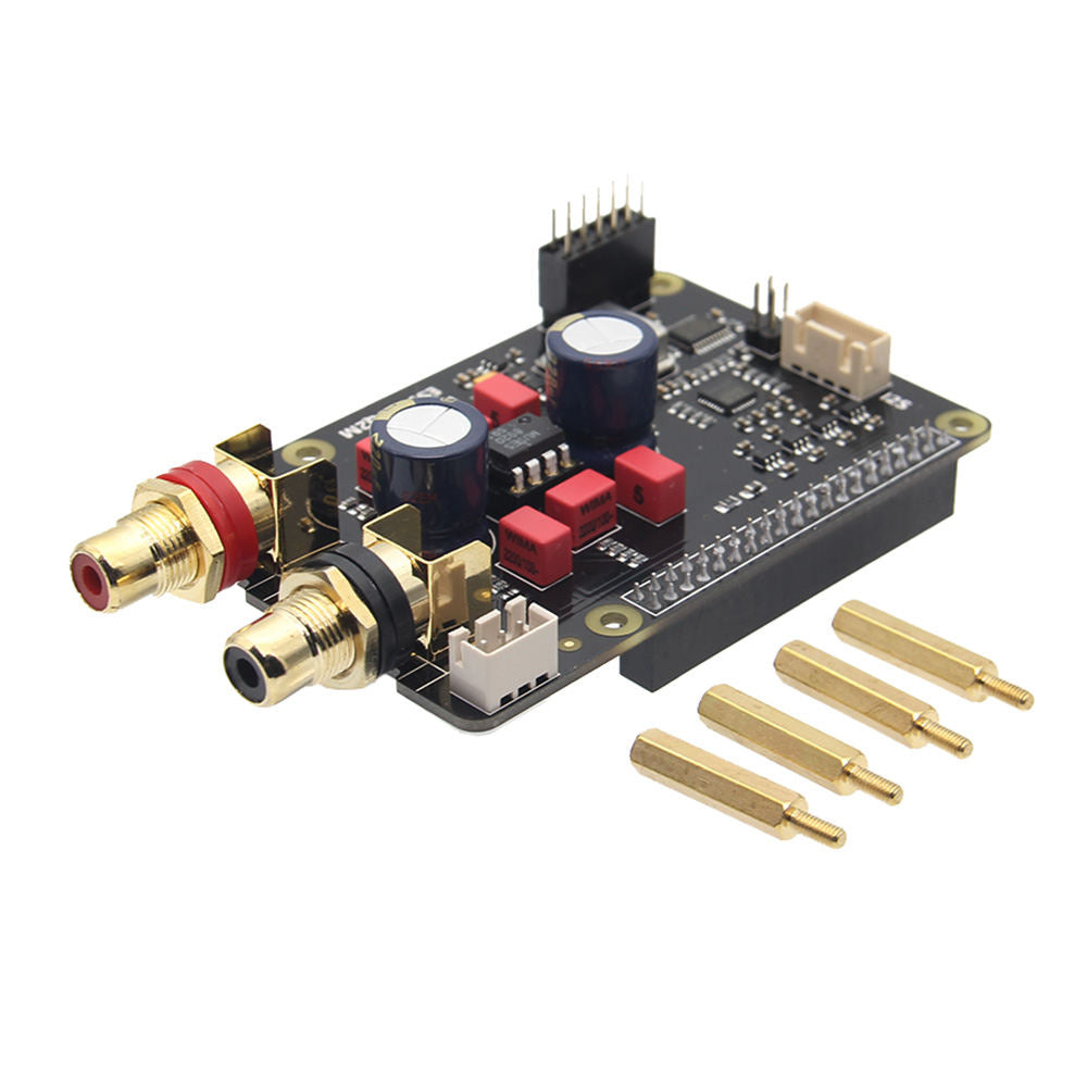 Raspberry Pi X20 HIFI Audio Kit (X20 ES9028Q2M DAC Board,X10-PWR Power Supply Board,X10-I2S Board,X10-HPAMP Amplifier)