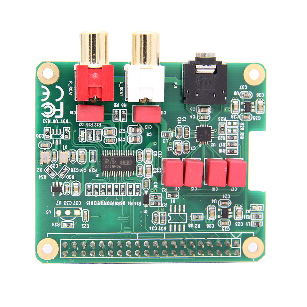 Raspberry Pi PCM5122 HIFI Audio DAC Expansion Board Compatible with Raspberry Pi 4B/3B+/3B