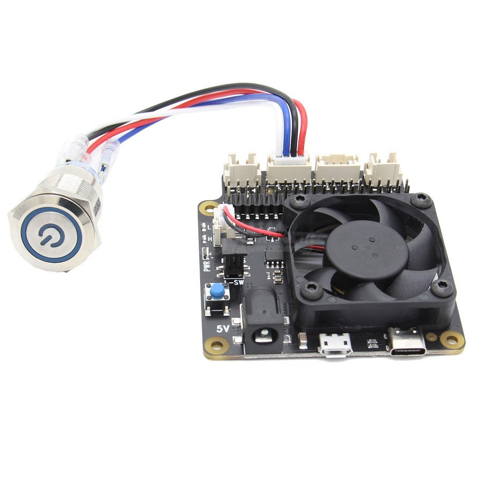 19mm Metal Push Button Switch Latching Self-Locking / Momentary Self-Reset Power Control Switch (PSW19)