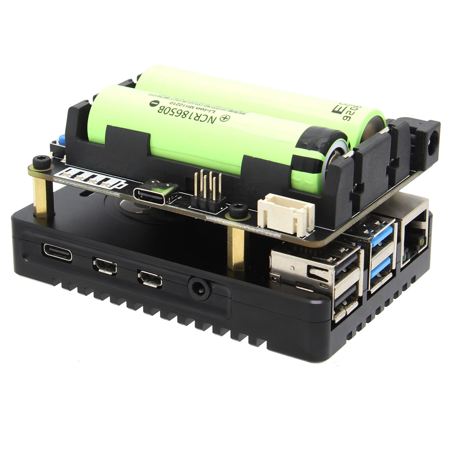 Raspberry Pi 4 Ultra-Thin CNC Aluminum Alloy Passive Cooling Case (N300)