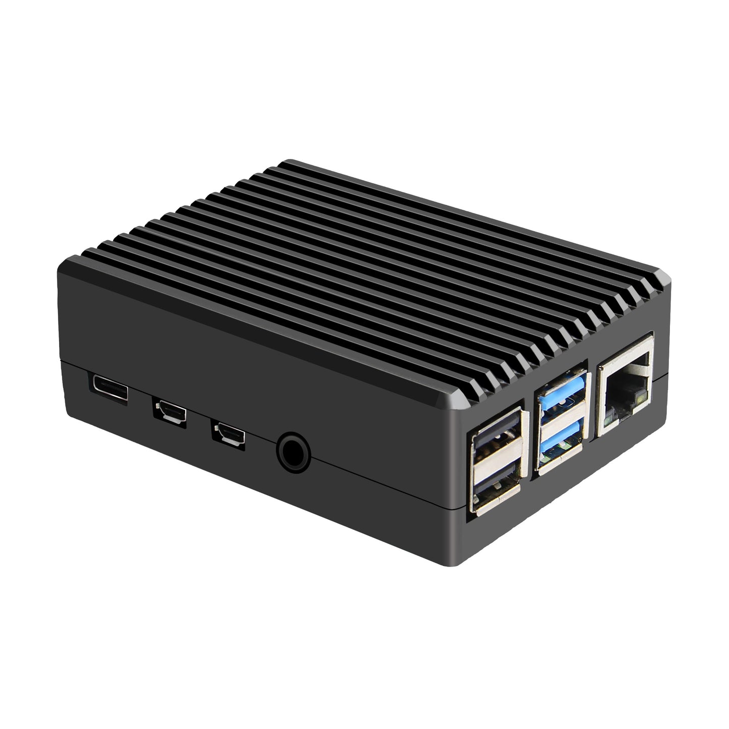 Geekworm Raspberry Pi 4 Heavy-duty Aluminum Passive Cooling Metal Case (P173)