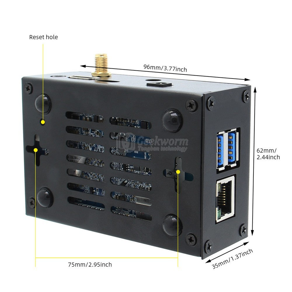 Geekworm Orange Pi 4B Metal Case (N400B)