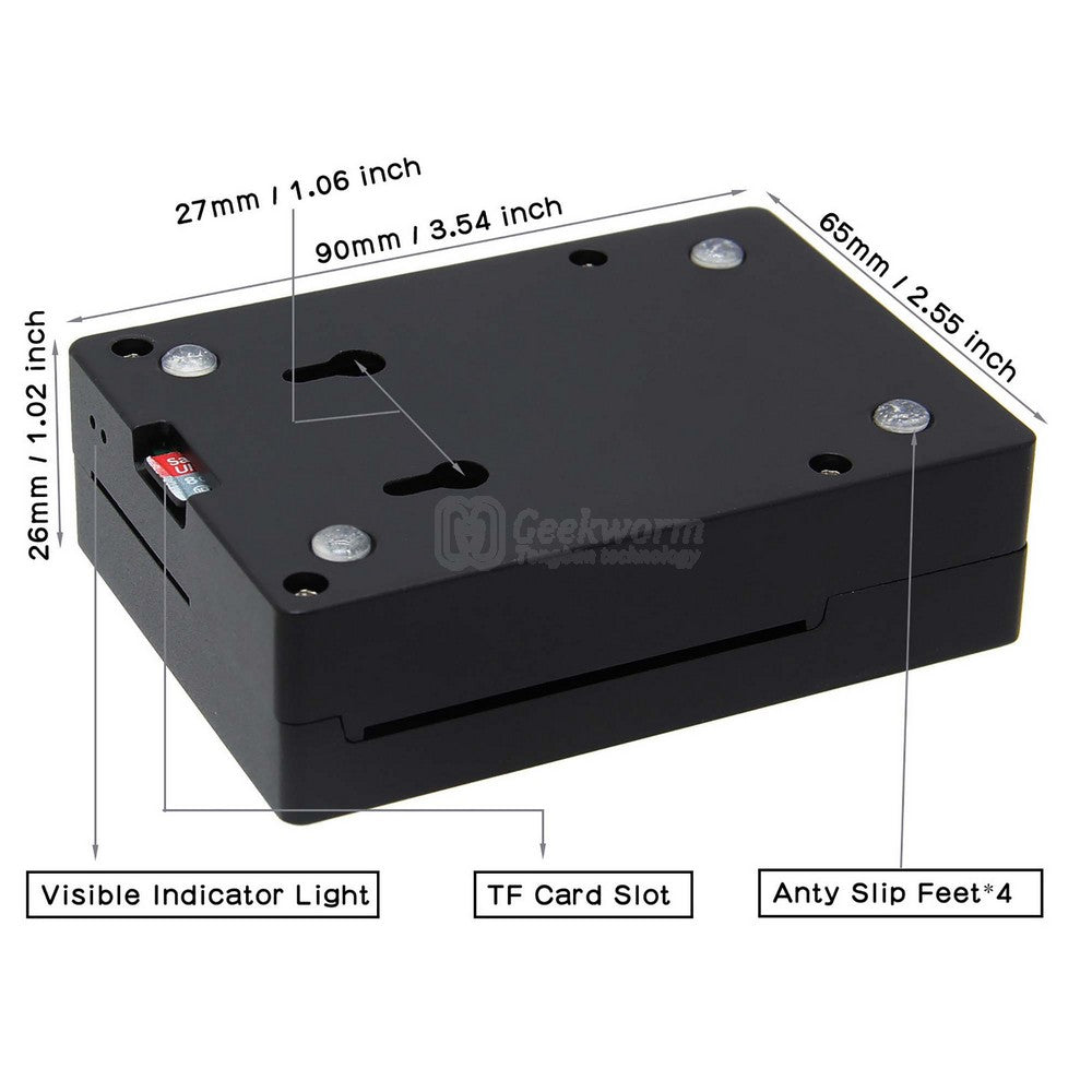 Raspberry Pi 4 Aluminum Alloy Passive Cooling Metal Case (P171)