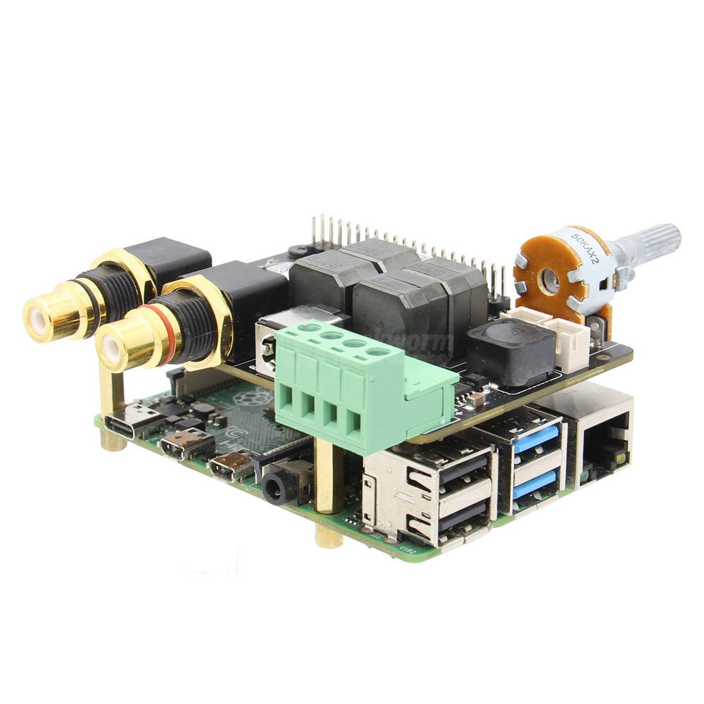 Raspberry Pi X5500 HiFi DAC+AMP Expansion Board Support X872/X710/X850/X860