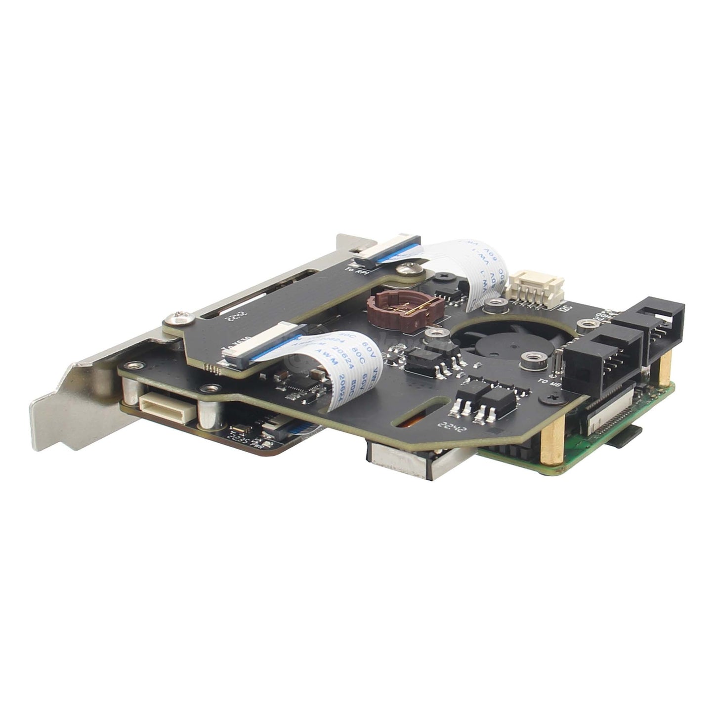 Geekworm KVM-A8 Kit PCI Express Card Version for Raspberry Pi 4 Model B Open-source KVM Over IP