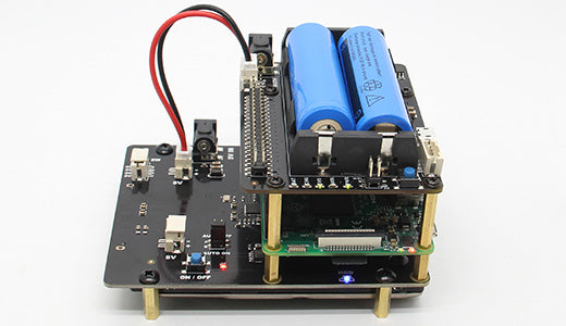 2019 New Raspberry Pi X720 UPS HAT(18650 Power) + Safe Shutdown + Wake on Lan(WOL) + RTC Power Management Expansion Board
