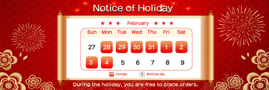 Chinese New Year Holiday Notice