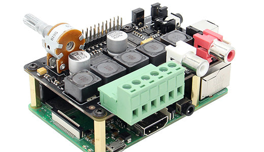 New Updated Raspberry Pi X400 V3.0 DAC+ AMP Expansion Board and Match Aluminum Metal Enclosure
