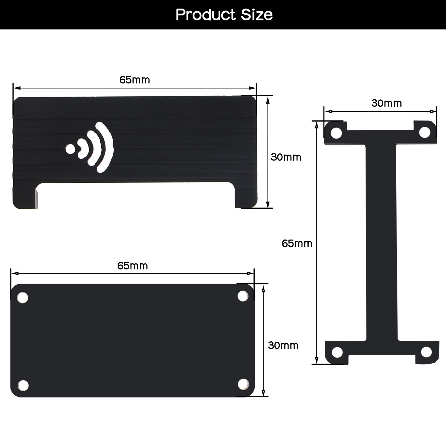 Geekworm Aluminum Alloy Armor Case for Raspberry Pi Zero/Zero W/Zero 2W