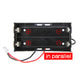 2 Pack 2-way parallel 18650 battery pack with XH2.54 terminals head