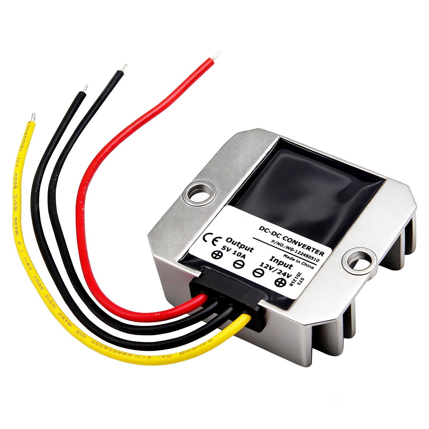 DC 12V/24V Step-Down to 5V 5A/10A Voltage Converter