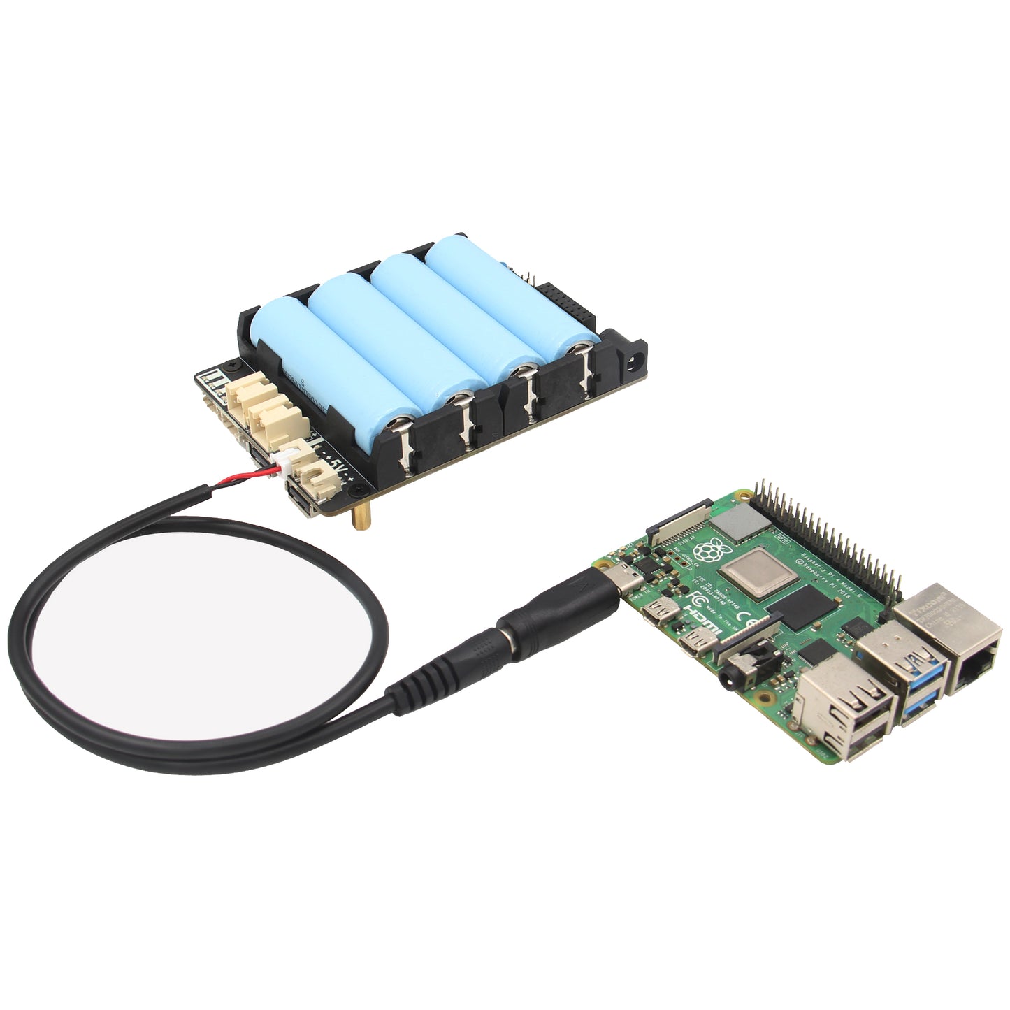 Geekworm X-UPS1 12V/5V Dual Output Universal SBC Stackable UPS Shield