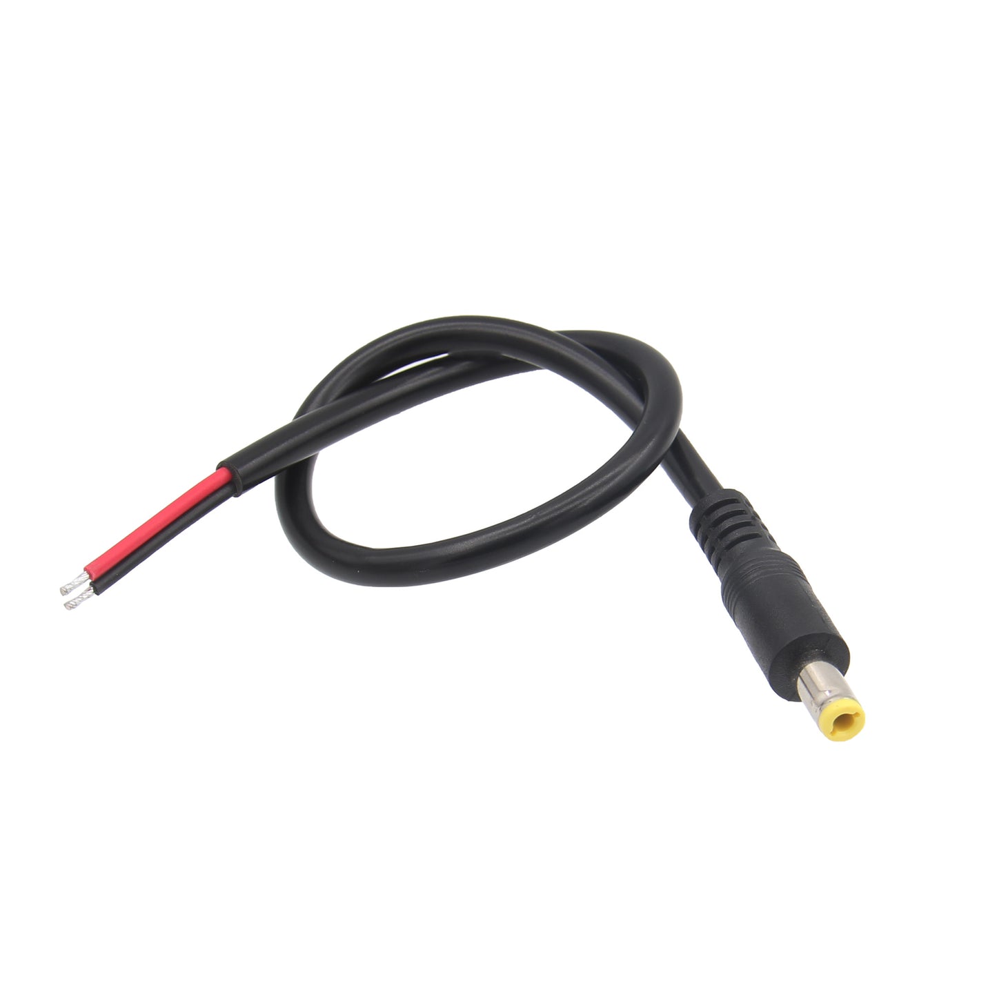 10A High Current DC 5521/5525 Male Pigtail Wire 30cm 18AWG Tinned DIY Cable