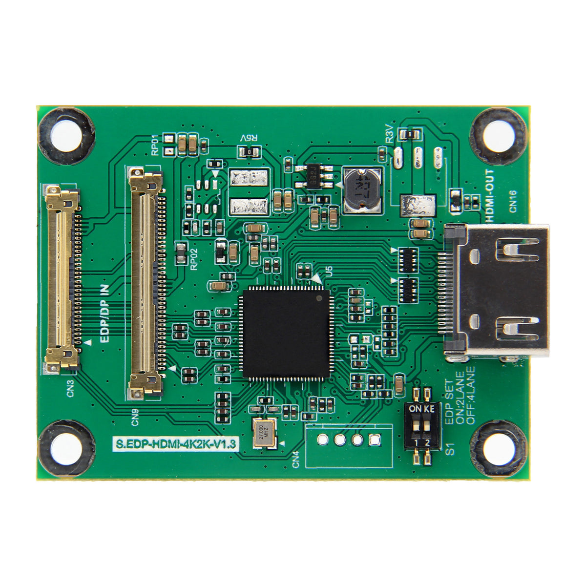 EDP to HDMI Adapter 2lane Support 1080P @30HZ Resolution 4lane Support 2K 4K @60HZ Resolution