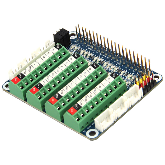 Raspberry Pi GPIO Test Terminal Block Breakout HAT Board