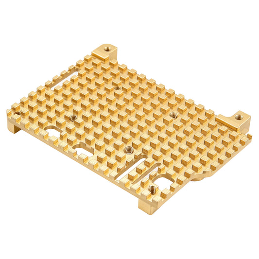 Geekworm Brass Heatsink with Acrylic Plate for Raspberry Pi 5 (H502)