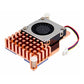 Raspberry Pi 5 Active Cooler (H510), Heavy-Duty Brass Heatsink
