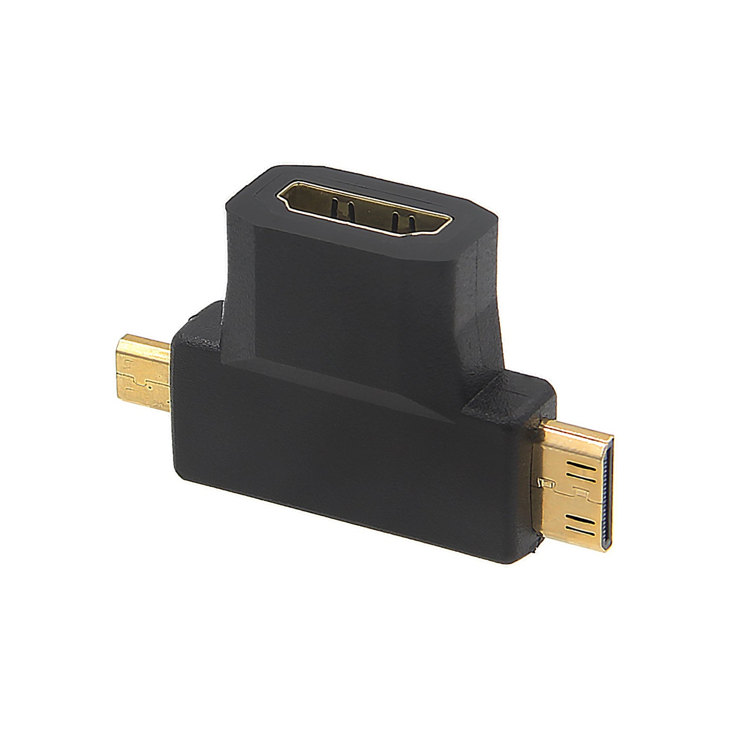 2-in-1 HDMI Female to Mini/Micro Male HDMI Converter (up to 1080P@60HZ)