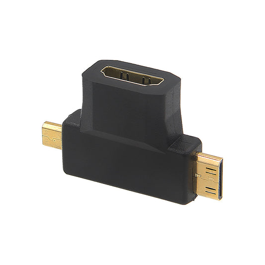 2-in-1 HDMI Female to Mini/Micro Male HDMI Converter (up to 1080P@60HZ)