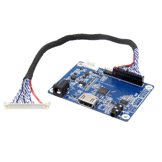 Geekworm HDMI To LVDS Adapter Board with Cable|HDMI Input to TTL RGB or LVDS Output
