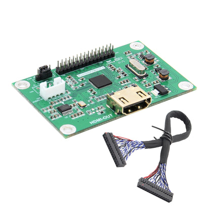 Geekworm LVDS to HDMI Adapter Board with LVDS Cable