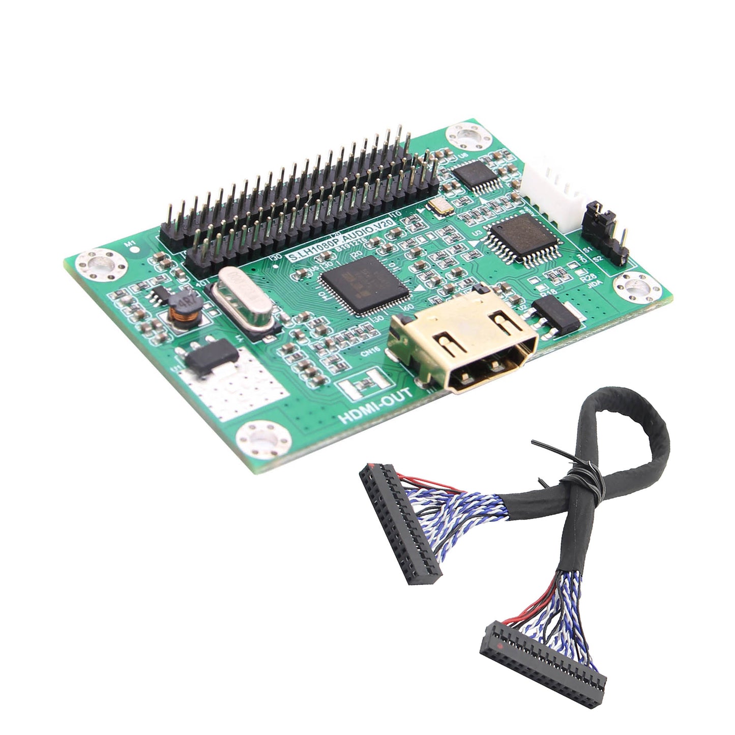Geekworm LVDS to HDMI Adapter Board with LVDS Cable