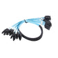 8-Pack 50cm 7Pin SATA-III 6Gbps Data Cable for Hard Drive/X1509/X1017