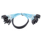 8-Pack 50cm 7Pin SATA-III 6Gbps Data Cable for Hard Drive/X1509/X1017