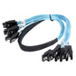 8-Pack 50cm 7Pin SATA-III 6Gbps Data Cable for Hard Drive/X1509/X1017