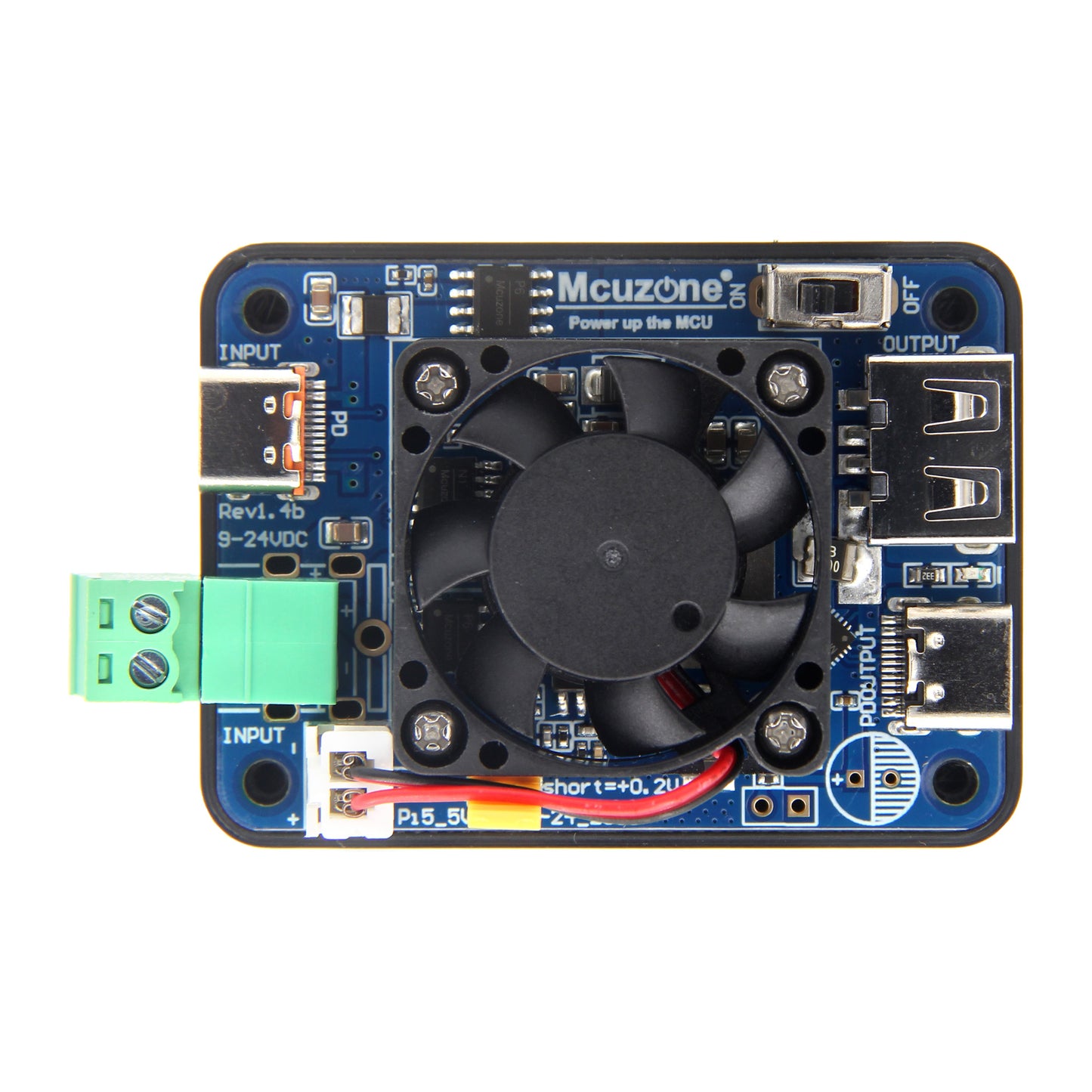 Geekworm Raspberry Pi 5 5V 5A Dual PD Power Module | 9–24V Wide Voltage Input | Dual PD Input/Output