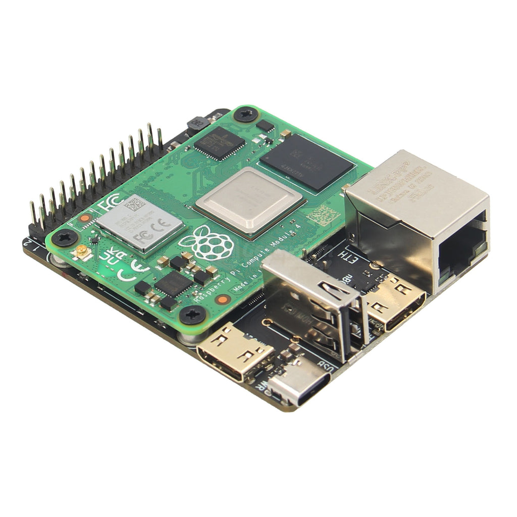 Geekworm Raspberry Pi CM4 X635 HDMI TO CSI-2 & M.2 NVME SATA SSD Carrier Board