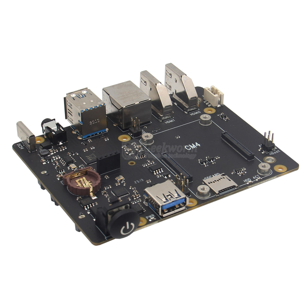 Geekworm X510 2.5 SATA HDD/SSD Expansion Board for Raspberry Pi Compute Module 4