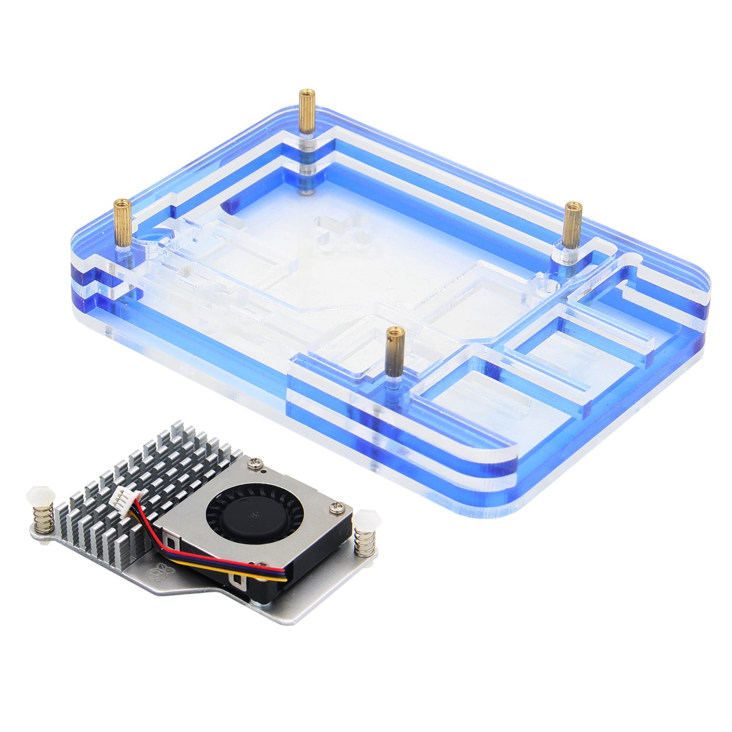 Geekworm 5 Layers Acrylic Case for Raspberry Pi 5 Only