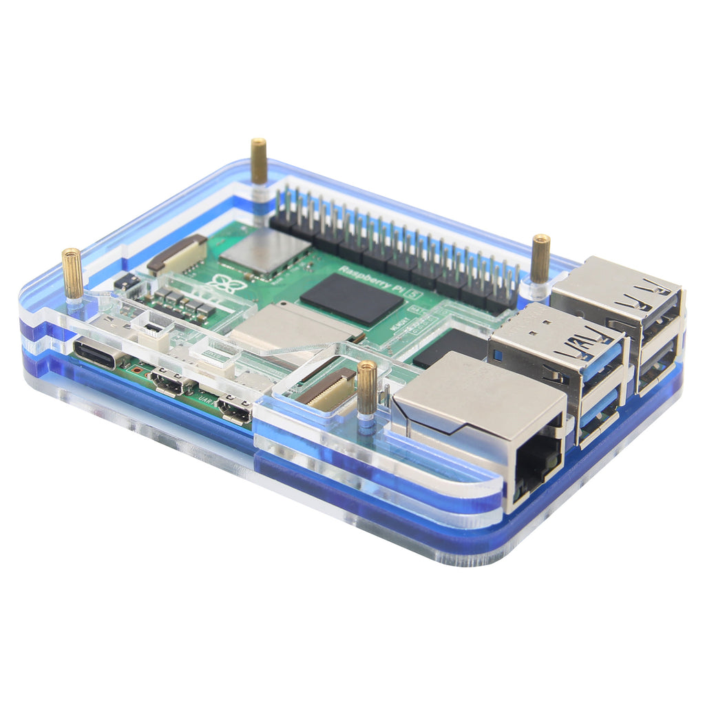Geekworm-Boîtier Raspberry Pi 5, coque en acrylique pour RPI 5