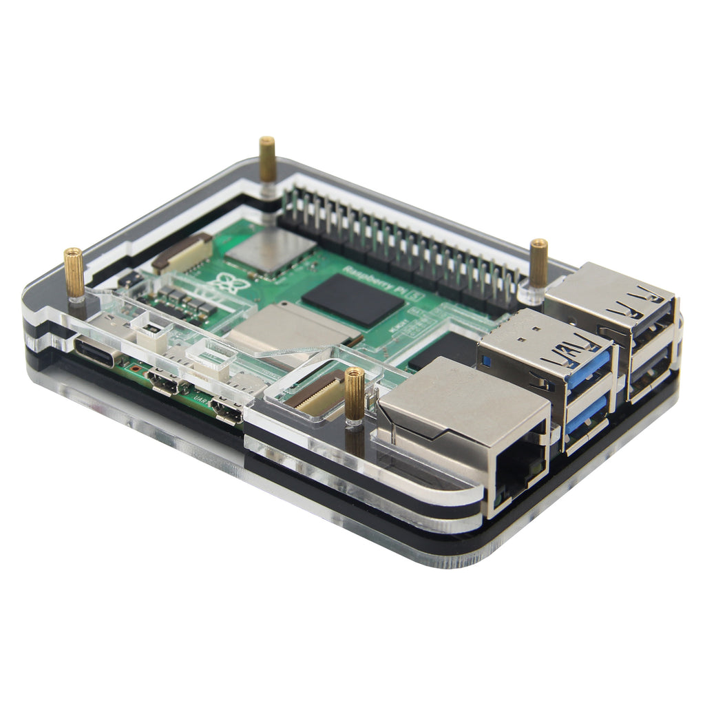 Geekworm 5 Layers Acrylic Case for Raspberry Pi 5 Only