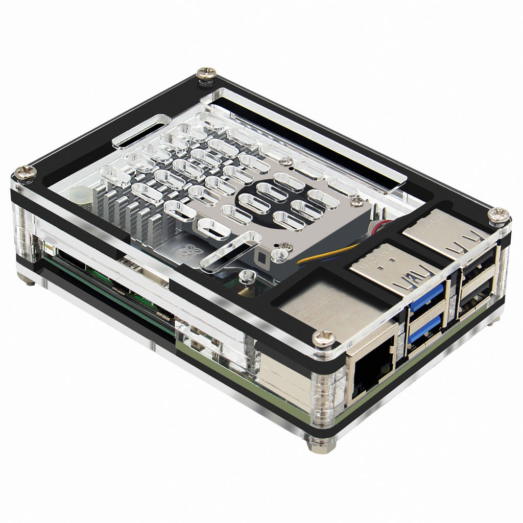 Geekworm 9 Layers Acrylic Case for Raspberry Pi 5 Only