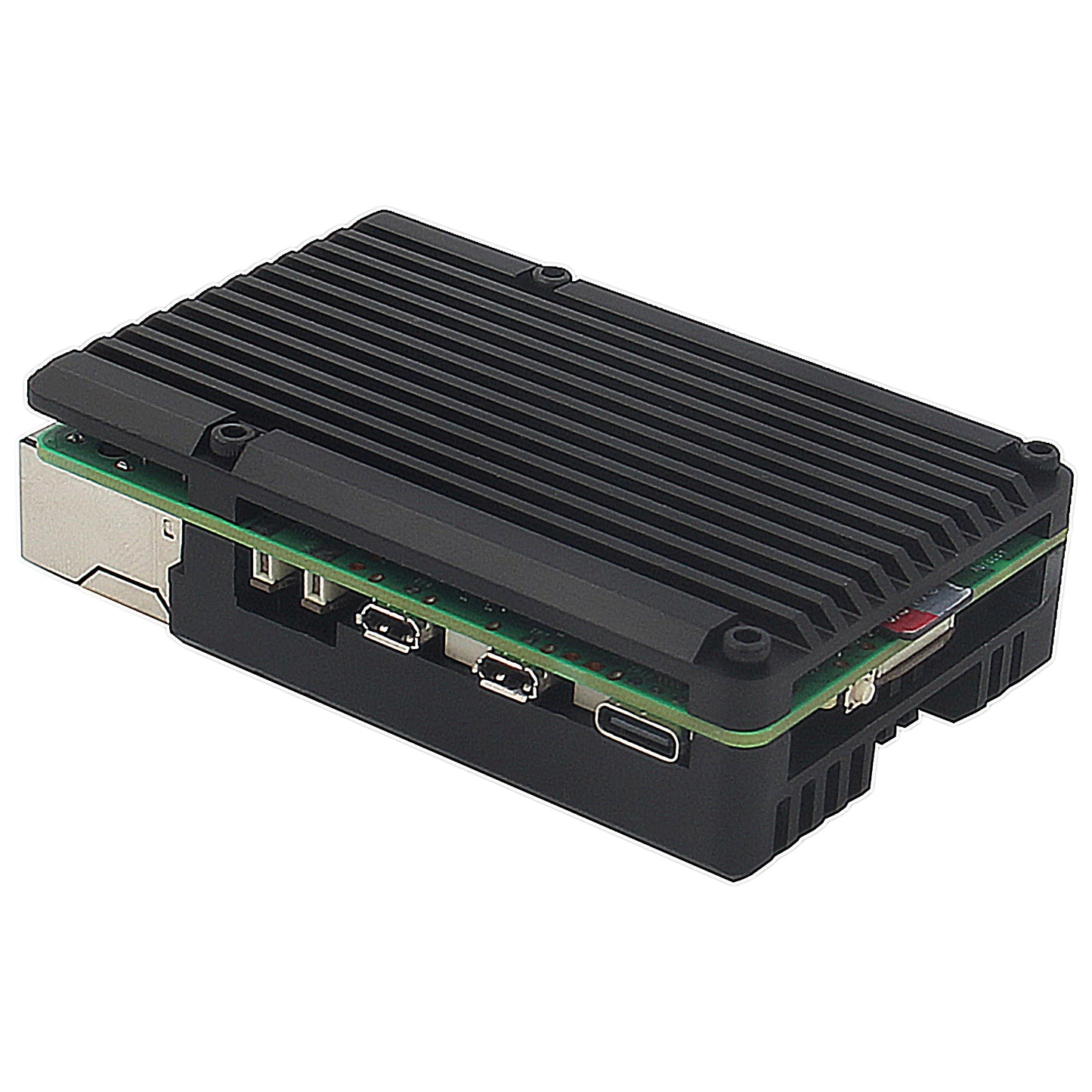 Geekworm Raspberry Pi 5 Aluminum Alloy Heatsink Armor Case(P122-C)