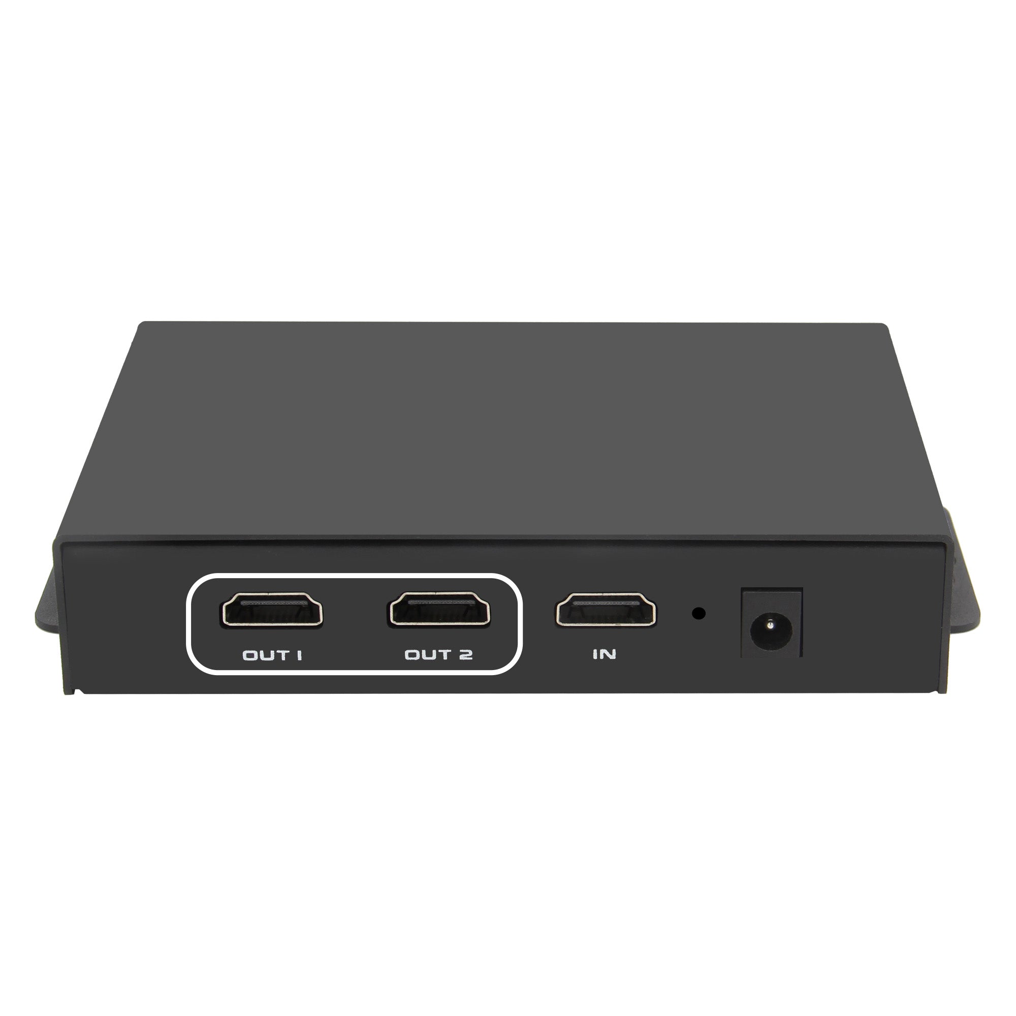 Screen Spitter 4K HDMI Screen Splitter 1 in 2 Out for Dual Monitors Duplicate/Left an ...