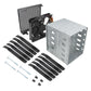 5-Layer 3.5 Inch Hard Drive Mounting Rack with Cooling Fan for X1009