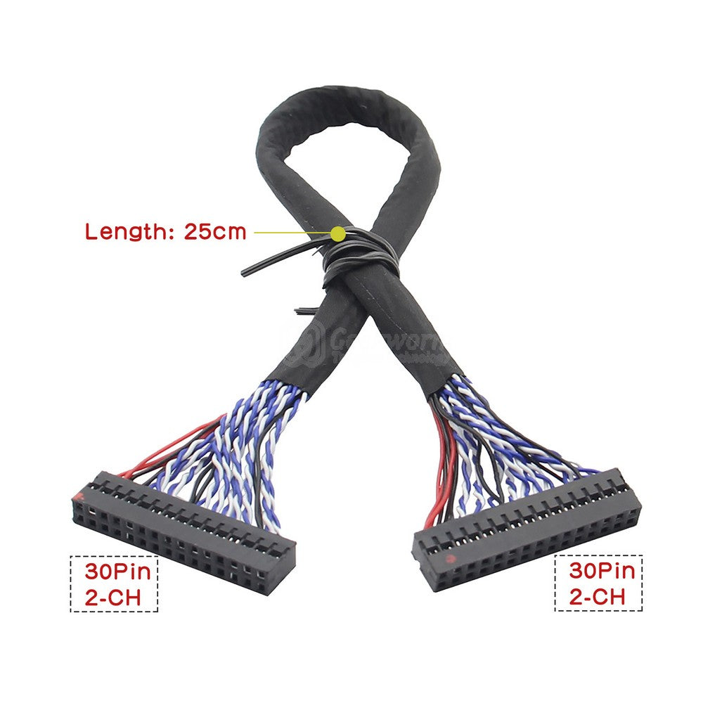 25cm 30 Pin to 30 Pin DuPont LVDS Cable