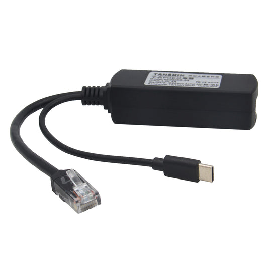 Geekworm PoE Splitter 10/100/1000Mbps 5V 3A Type C Connector for Raspberry Pi 4/X650/X635